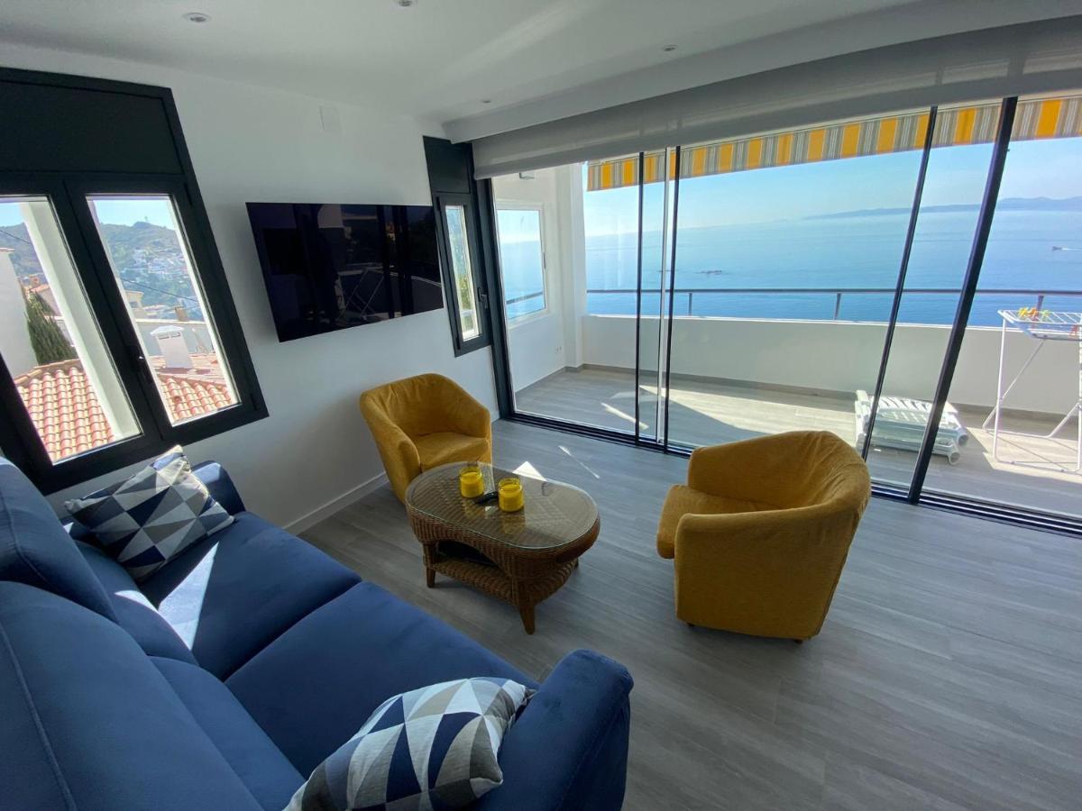 Appartement Vues Mer Proche Plage Rosas Exteriör bild